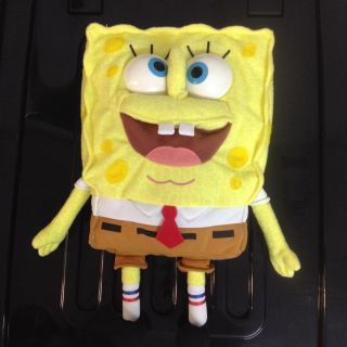 Talking Spongebob Squarepants Plush Toy Mattel 2000 Sponge Bob Babbling 12 "