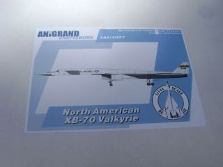 1:144 Scale Resin Anigrand Craftswork Xb - 70 Valkyrie With 3 Additional Aircraft