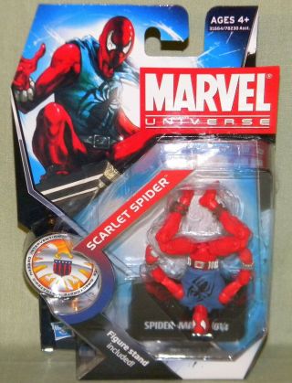 Marvel Universe Scarlet Spider 014 Series 3 2011 Up - Side - Down Variant Figure