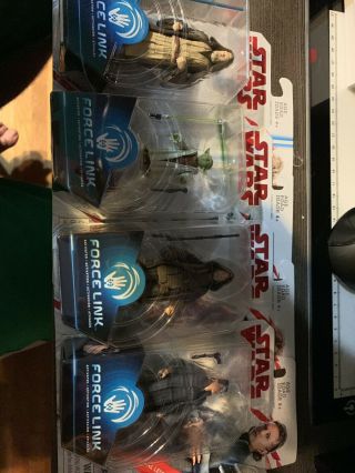 Set Of 4 Star Wars Forcelink Figures