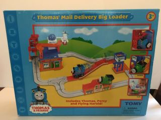 Thomas & Friends Thomas Mail Delivery Big Loader Tomy Flying Harold Complete