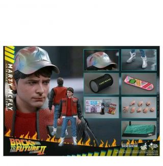 Back To The Future Ii - Marty Mcfly 1/6 Scale Hot Toys Action Figure - In B