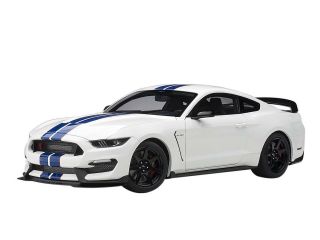 Sidemirrorbroken Ford Shelby Gt - 350r Oxford White 1/18 By Autoart 72931
