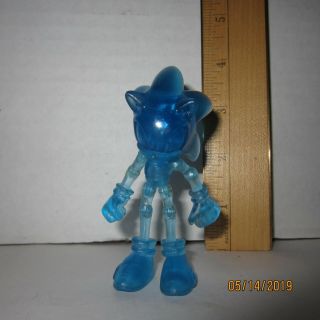 Translucent Blue Sonic The Hedgehog 3.  5 " Figure Sega Toys R Us Exclusive