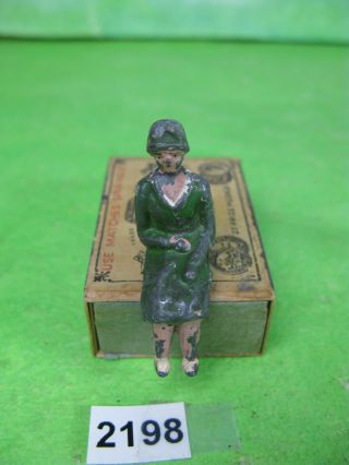 Vintage Johillco Lead Figure Seated Lady Collectable Toy Model 2198