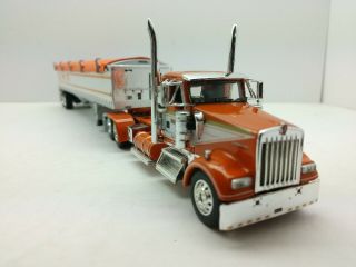 1/64 Dcp 32911 Tri States Commodities W900 Day Cab Tractor W/hopper Bottom