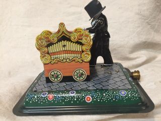 Wilesco M 85 Tin Toy Organ Grinder For Live Steam Engines
