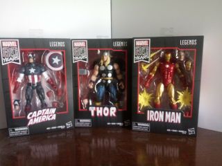Marvel Legends 80 Years Thor,  Ironman And Captain America