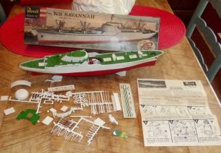 1960 Revell Model Kit N/s Savannah Ship Boat