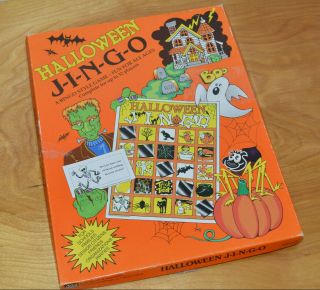 Halloween Jingo Game Educational Teachers Parties Senior Citizens Bingo Style