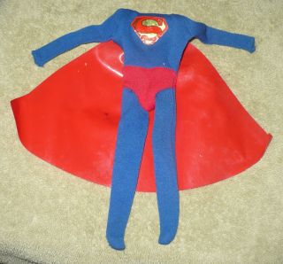 Vintage 1966 Ideal Toy / Superman Outfit For Captain Action Doll