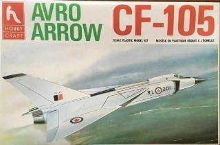 Hobby - Craft 1/72 Rcaf Canadian Avro Arrow Cf - 105 Experimental Interceptor
