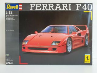 Revell 1:12 Ferrari F - 40 F40 Plastic Model Kit 07448u Scale 1:12 Enzo Ferrari