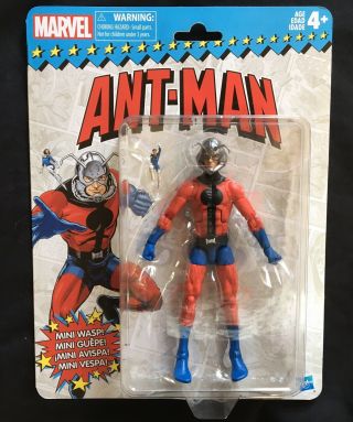 Marvel Legends Vintage Ant - Man,  Retro Wave 2 Hasbro 6 - Inch Action Figure