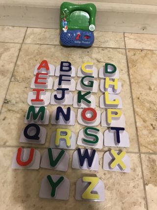 Leapfrog Fridge Phonics Green & Blue Magnetic Learning Alphabet 26 Letters A - Z