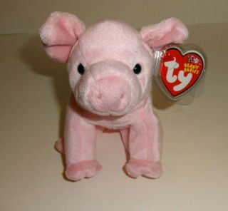 Hamlet The Pink Pig Ty Beanie Baby Retired With Tags