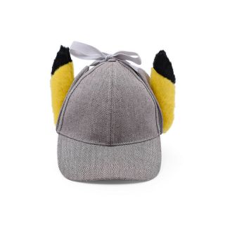 Detective Pikachu Movie Role Play Hat With Ears Cosplay Gift 13in