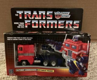 Transformers Optimus Prime G1 Reissue Box B