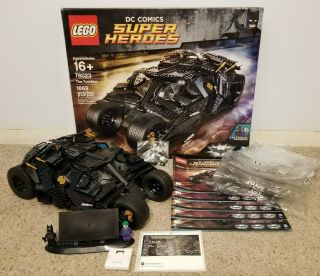 Lego Dc Comics Batman The Tumbler Set 76023 100 Complete Only Displayed