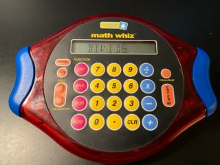 Math Whiz Hand Held Learning Game Red El - 8899 Educational Insights Electronic
