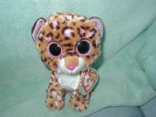 Ty Beanie Boo 6 " Regular Patches The Leopard Cat Nwt