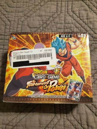 Dragon Ball Card Game Tournament Of Power Booster Box