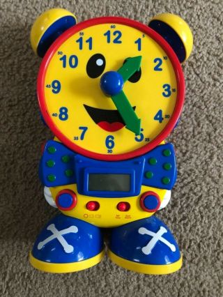 The Learning Journey Telly The Teaching Time Clock Toy Primary Colors Ages 3,
