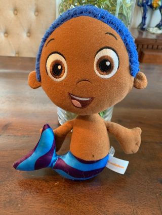 Bubble Guppies Goby 9 1/2” Plush Nickelodeon Hard To Find Goby Guppy