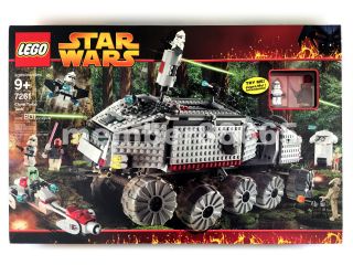 Lego Star Wars Clone Turbo Tank 7261 From 2005 Mace Windu Led