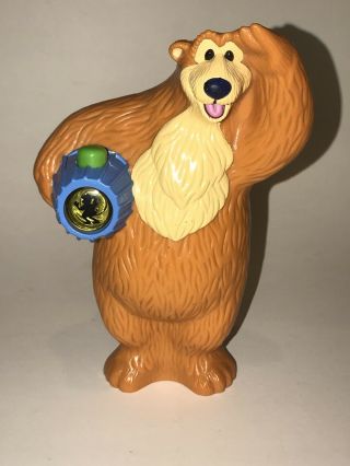 Bear In The Big Blue House 7 " Light Up Where Is Shadow Flashlight Sings 2000 Htf