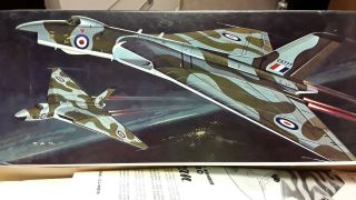 Avro Vulcan British Delta Wing Jet Bomber - 1/8 Scale - By The Lindberg Line