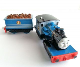 Ferdinand Trackmaster Train Engine Motorized,  Wood Car Thomas & Friends