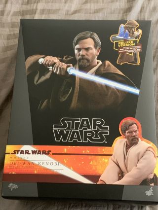 Hot Toys Star Wars Mms478 Obi - Wan Kenobi Open Box