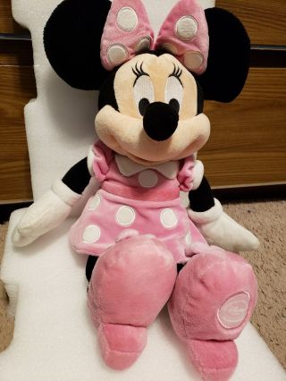 Disney Minnie Mouse Large Jumbo Stuffed Animal Disney Store Doll Plush