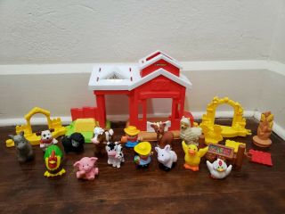 Fisher - Price Little People Barn Farm Playset With Figures And More
