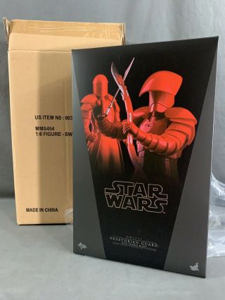 Hot Toys Mms454 Star Wars The Last Jedi 1/6 Praetorian Guard With Double Blade