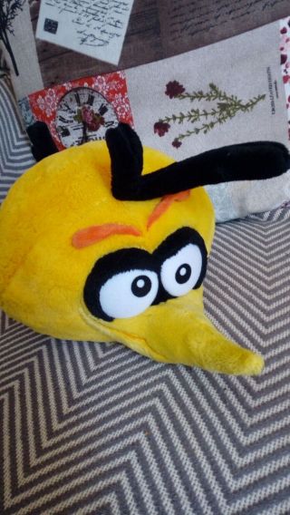 Plush Angry Birds,  Rovio Brand 23 Cm High Approx.  Bubble