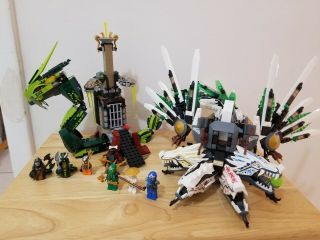 Lego 9450 Ninjago Epic Dragon Battle Complete With All Figures And Accessories