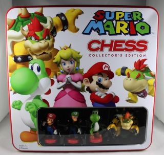 Mario Chess In Colorful Tin - Usaopoly -
