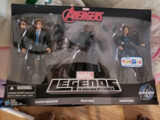 Marvel Legends Avengers Infinite 3 Pack Coulson / Fury / Hill Toys R Us
