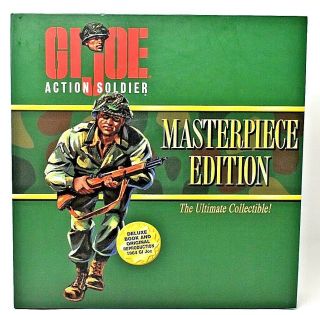 Rare 1996 Hasbro Gi Joe African American Action Soldier Masterpiece Edition