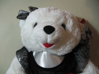 18 " Plush 2012 Snowflake Teddy Bear Doll,  Made By Dan Dee,