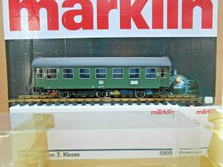 Marklin 1 Gauge Passenger Car,  2nd Class,  3 - Axle " Umbauwagen " - Article No.  5809