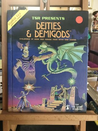 Deities & Demigods Advanced Dungeons & Dragons Vg 1980 Cthulhu Origi.