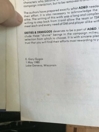 Deities & Demigods Advanced Dungeons & Dragons VG 1980 Cthulhu Origi. 6