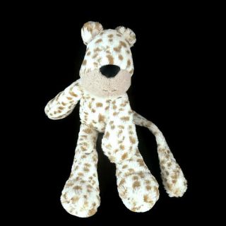Jellycat Merryday Snow Leopard 17 " Plush Toy Stuffed Animal One Eye Flawed