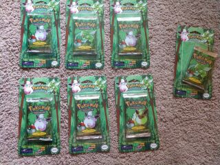 Pokemon Jungle Blister Packs (6),  1 Extra Pack