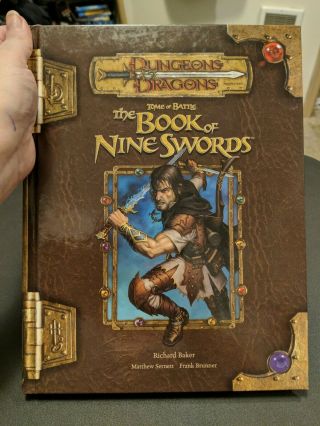 D&d Dungeons & Dragons Tome Of Battle The Book Of Nine Swords Hc Complete