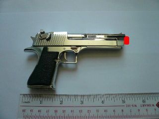 Desert Eagle Pistol,  Display Model Scale 1/2.  5,  Silver Color