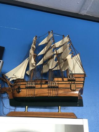 Victory Hms Wooden Sailing Boat Ship Model